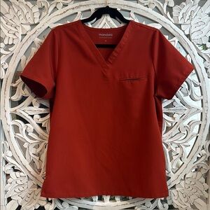 Burnt Orange Mandala scrub set